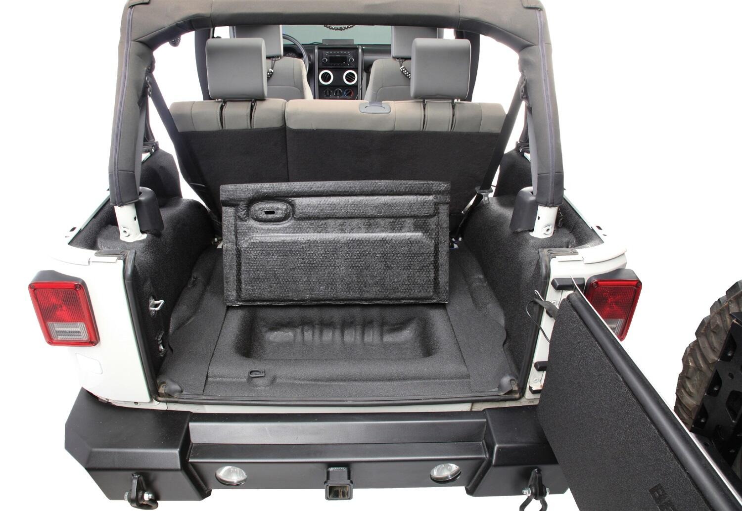 BedRug BTJK07R2 - BedTred Jeep Floor & Cargo Liner, Charcoal, Textured