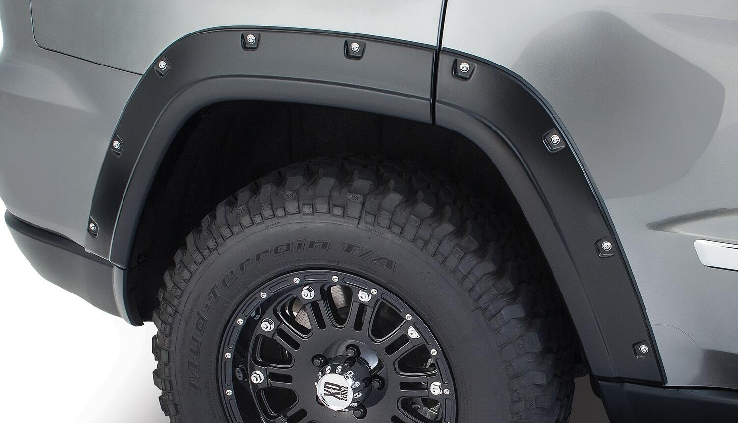 Bushwacker 10076-02 - Pocket Style Fender Flares, 2-Piece Rear, Black