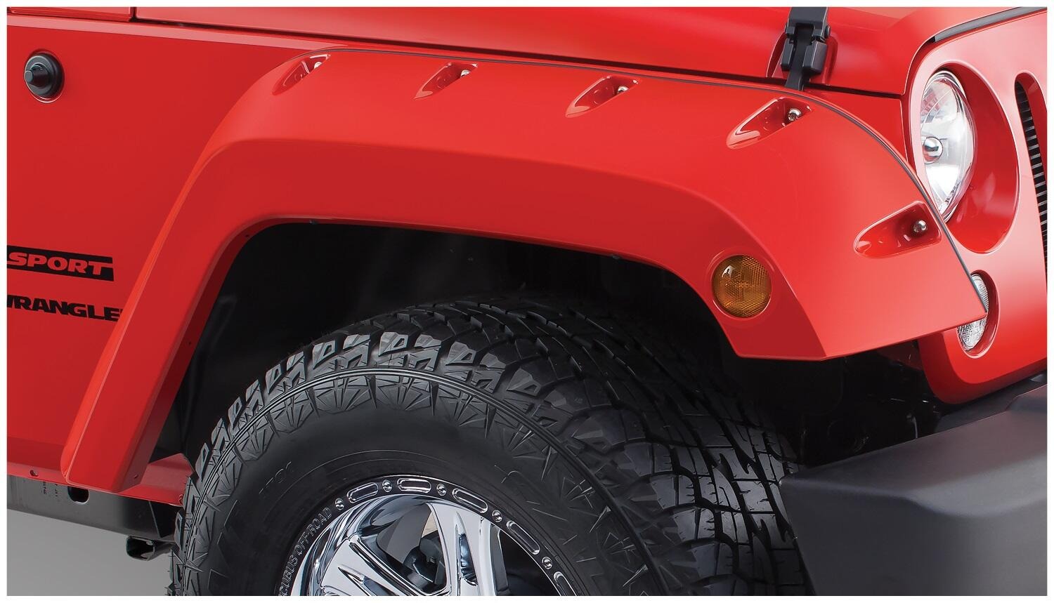 Bushwacker 10077-02 - Pocket Style Fender Flares, 2-Piece Front, Black