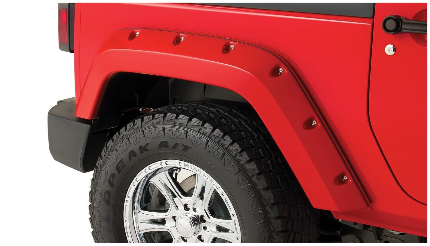 Bushwacker 10078-02 - Pocket Style Fender Flares, 2-Piece Rear, Black