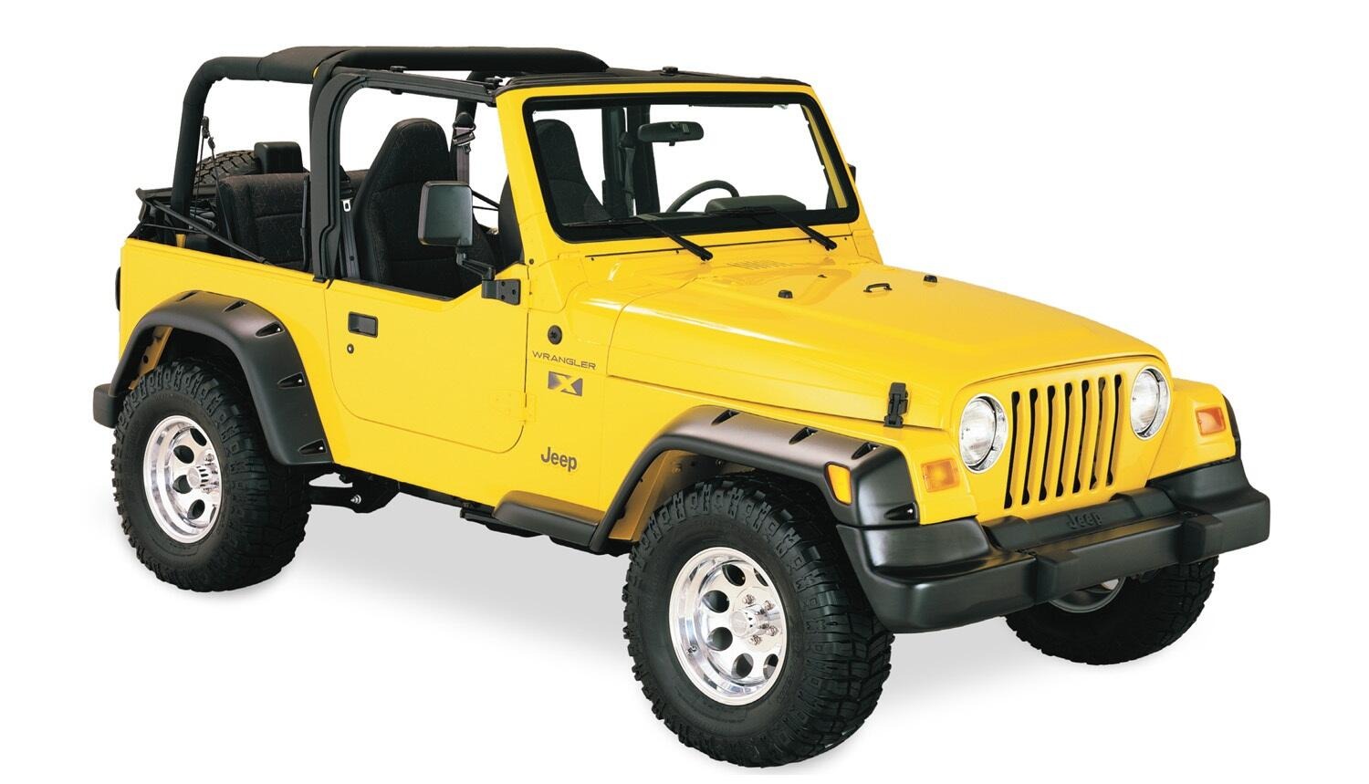 Bushwacker 10913-07 - Pocket Style Fender Flares, 4-Piece Set, Black