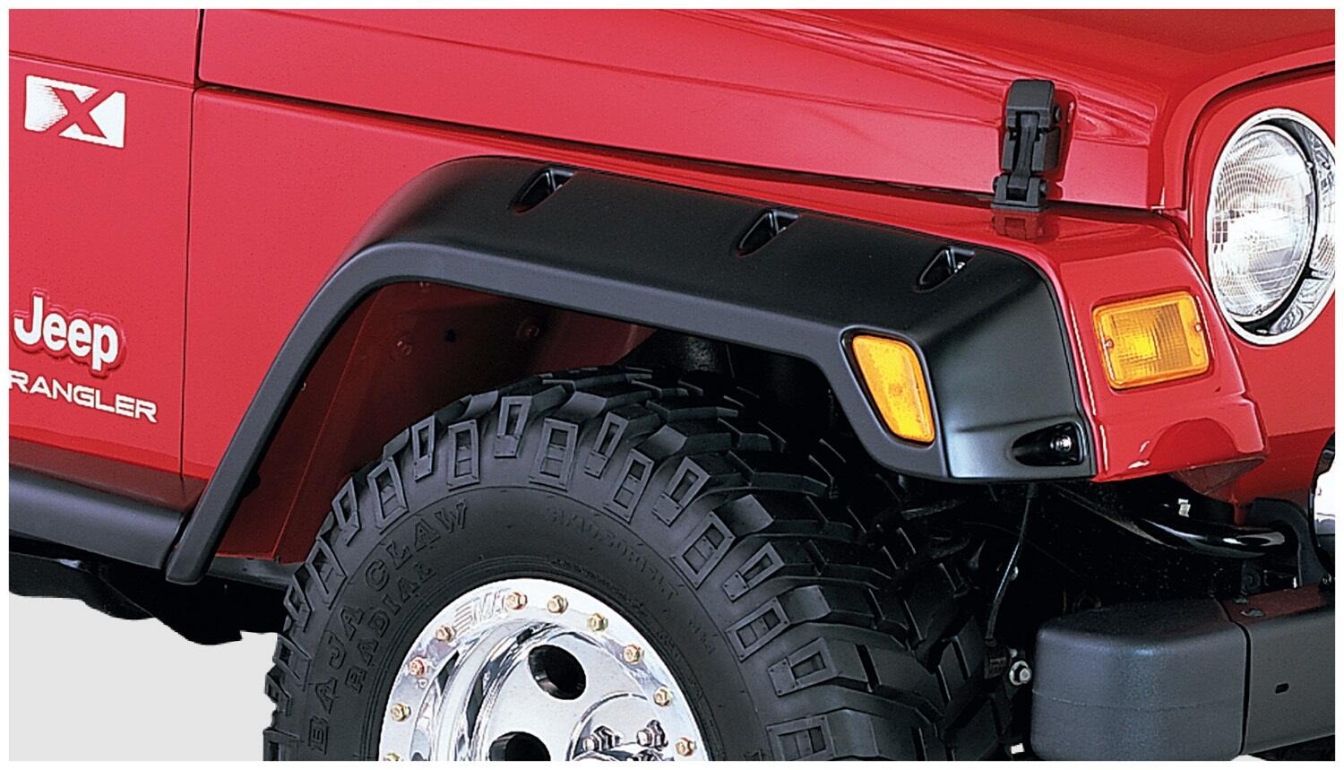 Bushwacker 10917-07 - Pocket Style Fender Flares, 4-Piece Set, Black