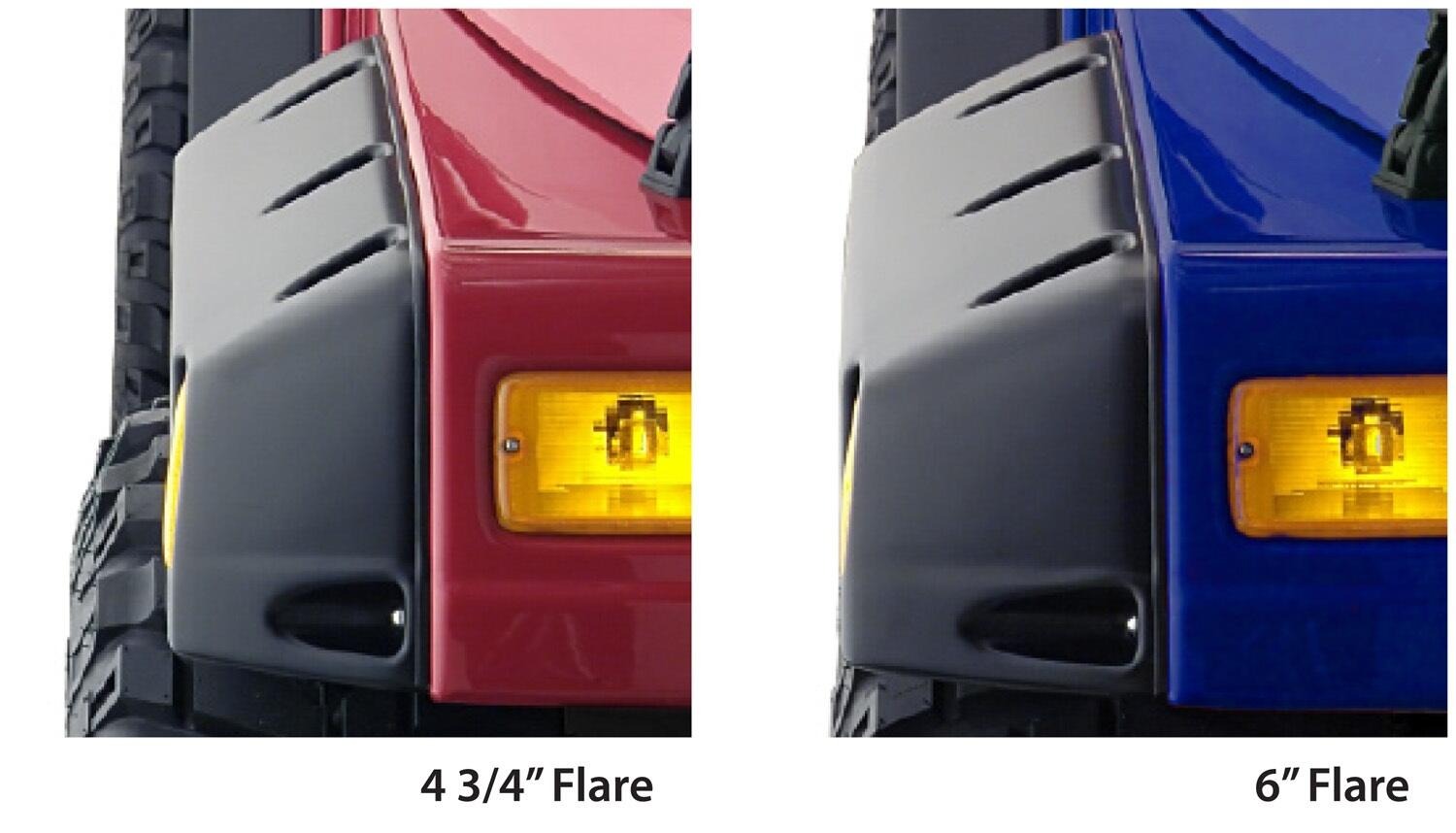 Bushwacker 10917-07 - Pocket Style Fender Flares, 4-Piece Set, Black