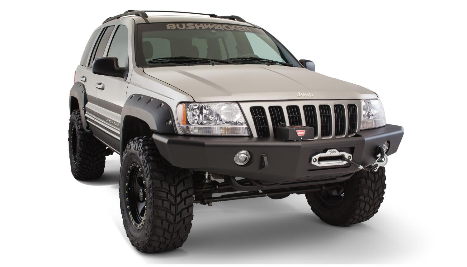 Bushwacker 10926-07 - Cutout Fender Flares (Jeep), 4-Piece Set, Black