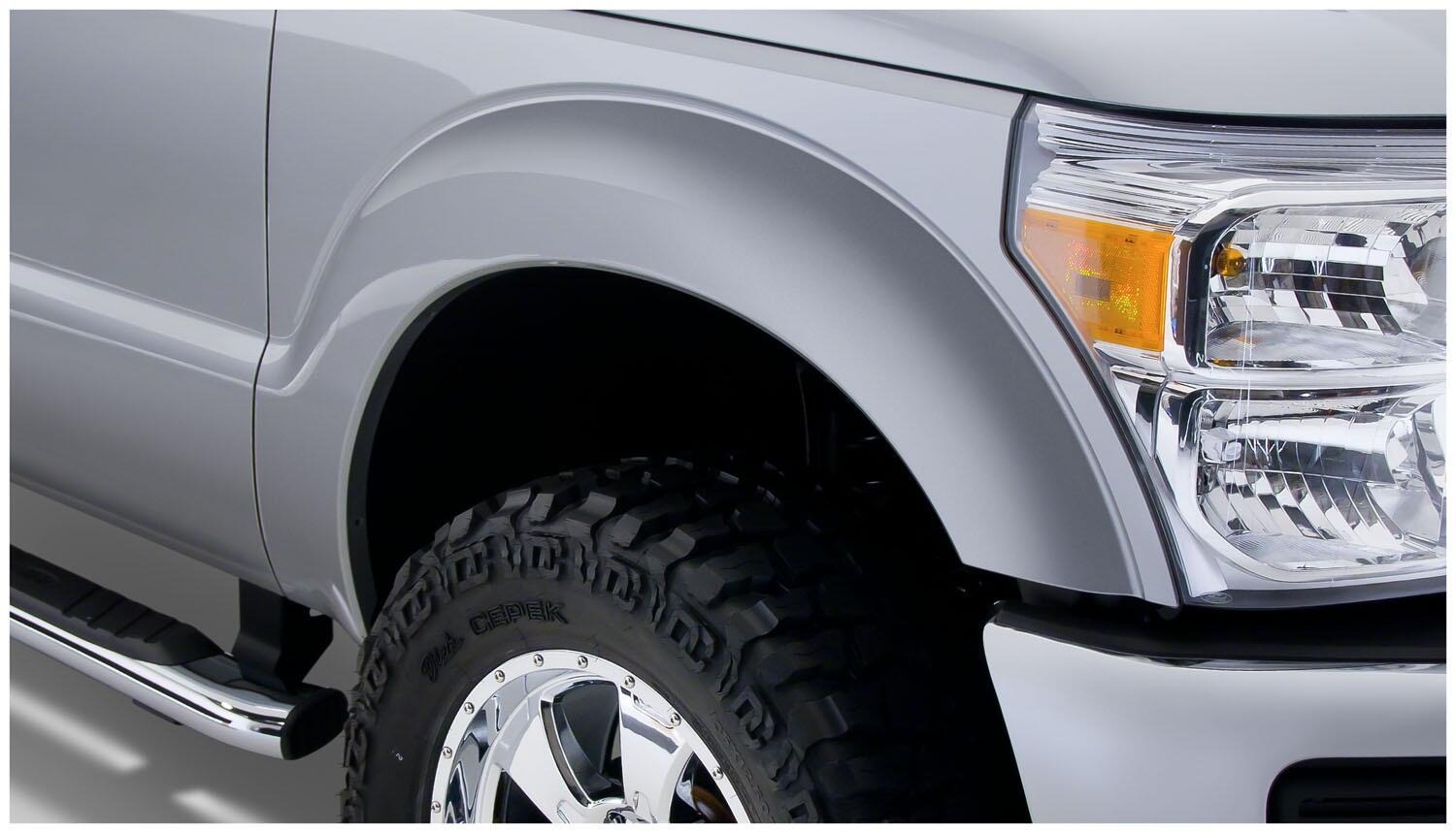Bushwacker 20932-02 - Extend-A-Fender Flares, 4-Piece Set, Black
