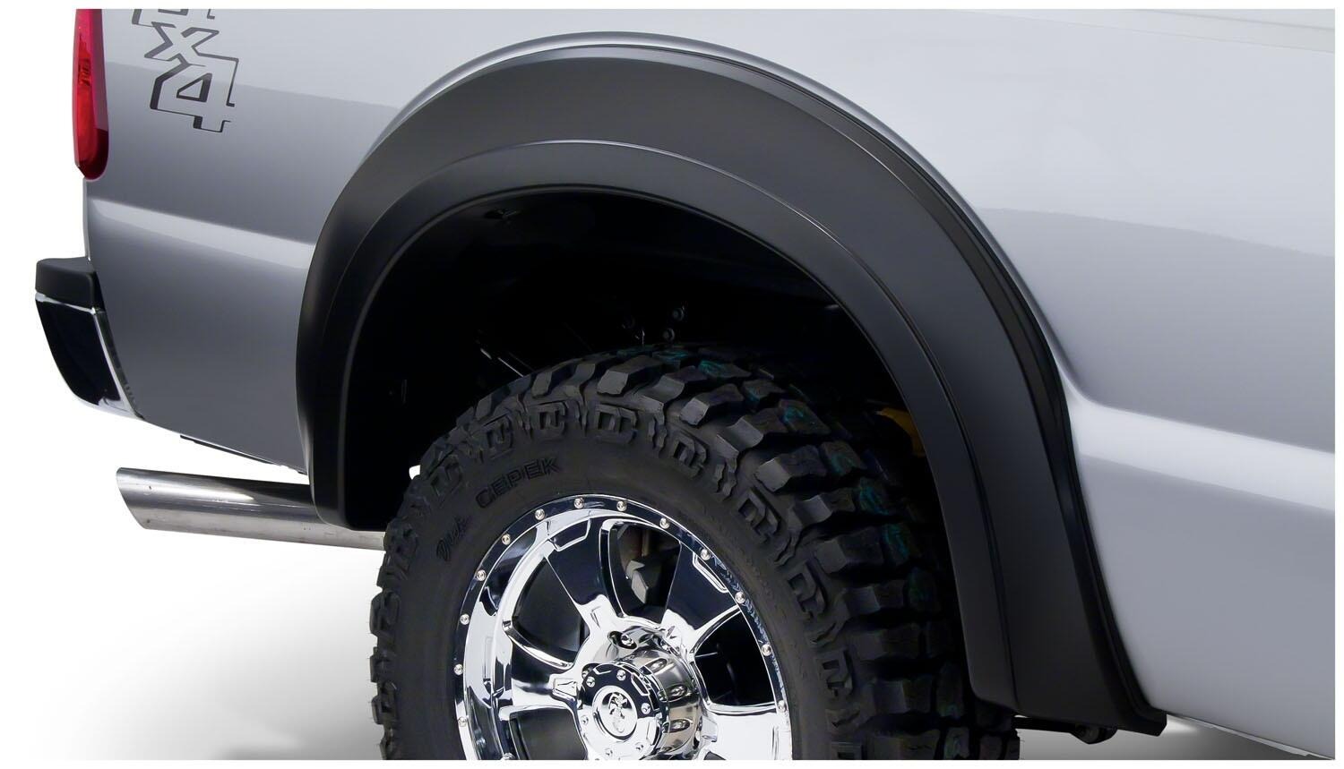 Bushwacker 20932-02 - Extend-A-Fender Flares, 4-Piece Set, Black