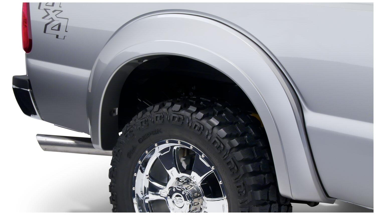 Bushwacker 20932-02 - Extend-A-Fender Flares, 4-Piece Set, Black