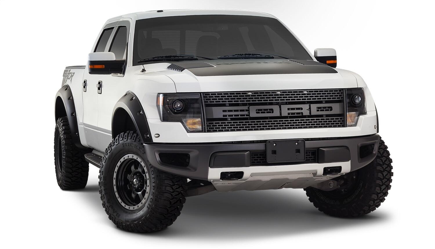 Bushwacker 20938-02 - Pocket Style Fender Flares, 4-Piece Set, Fleetside