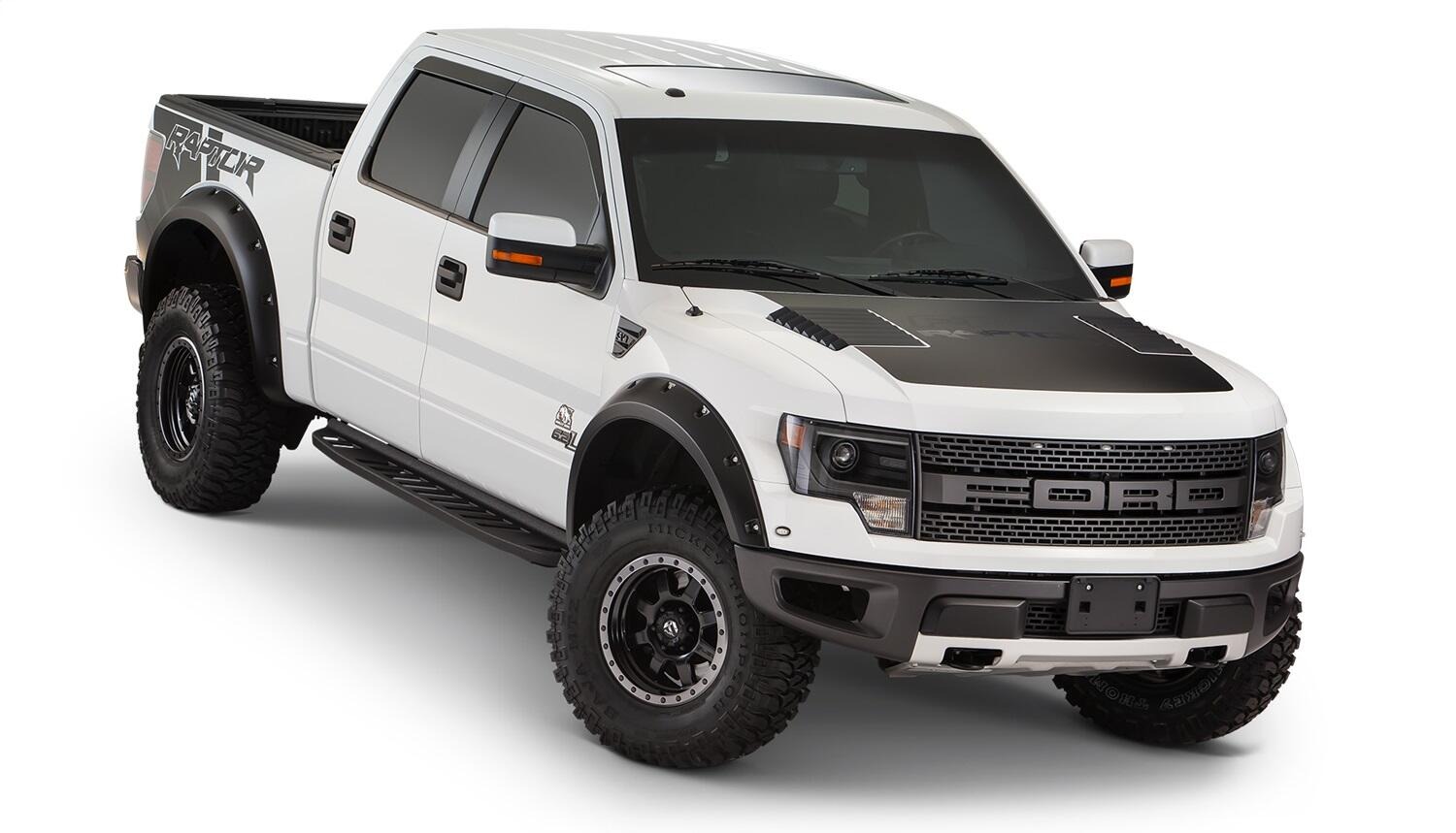 Bushwacker 20938-02 - Pocket Style Fender Flares, 4-Piece Set, Fleetside