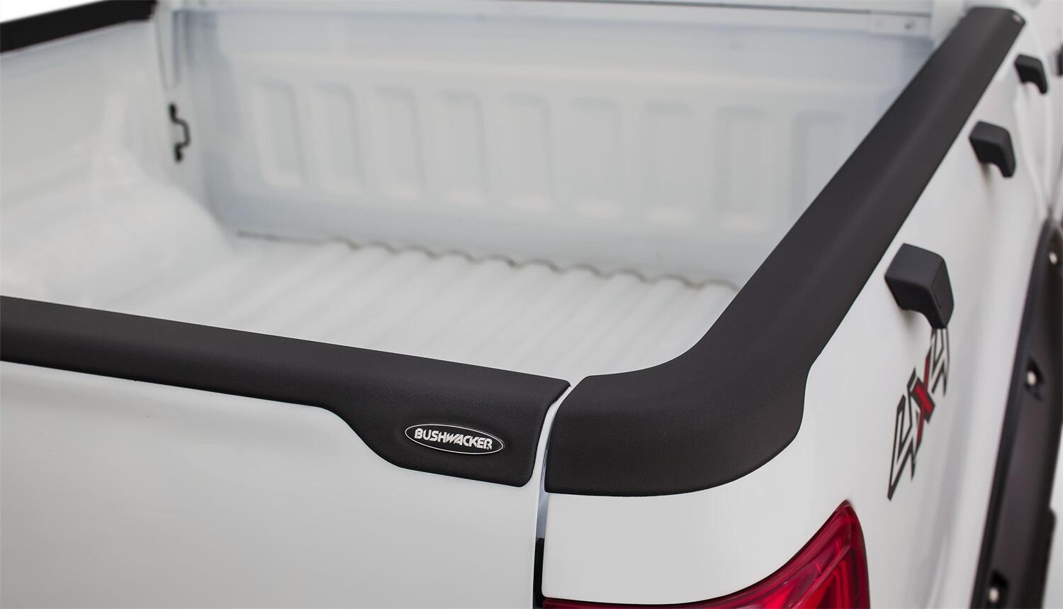 Bushwacker 28511 - Ultimate Bed Rail Caps, Black, Smooth