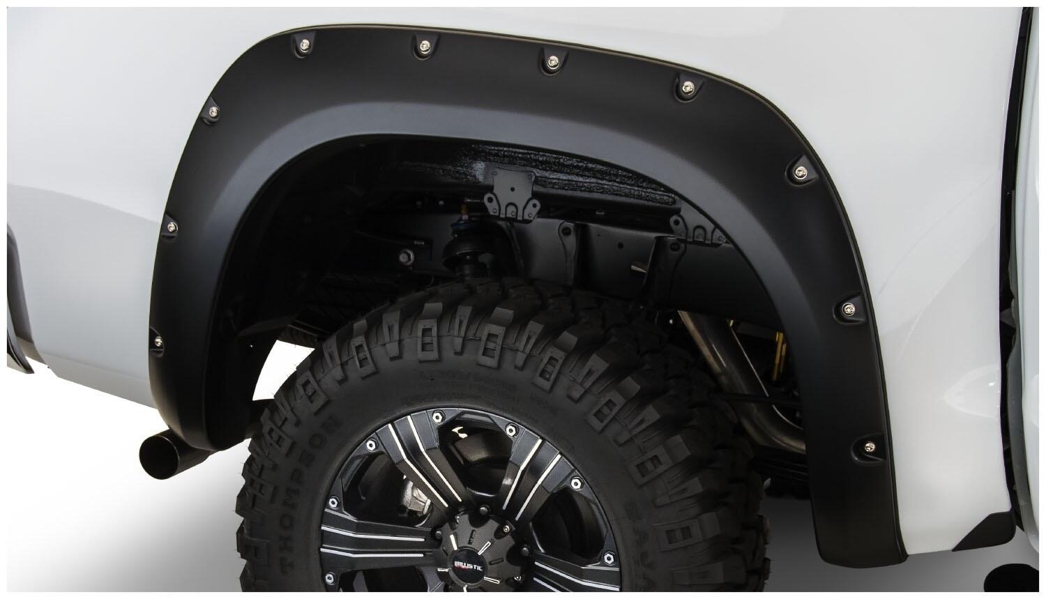 Bushwacker 30911-02 - Pocket Style Fender Flares, 4-Piece Set, Fleetside