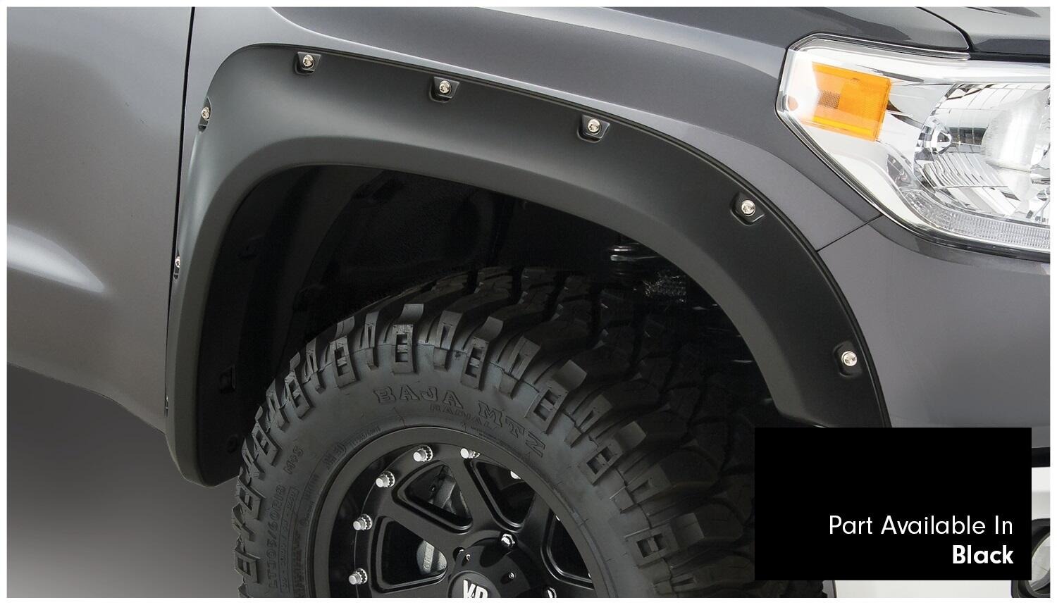 Bushwacker 30918-33 - Pocket Style Color-Matched Fender Flares, 4-Piece Set, Fleetside
