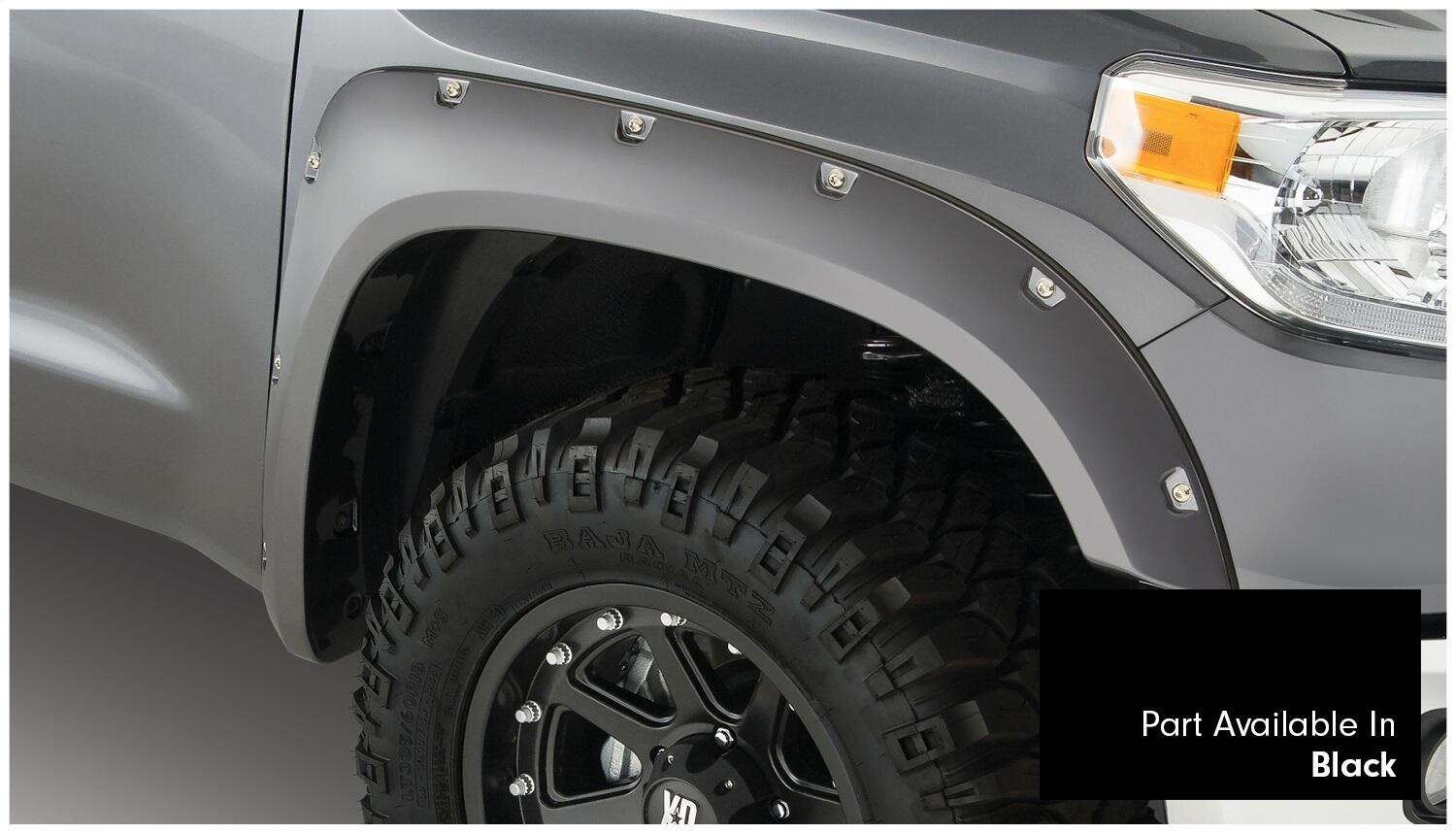 Bushwacker 30918-33 - Pocket Style Color-Matched Fender Flares, 4-Piece Set, Fleetside