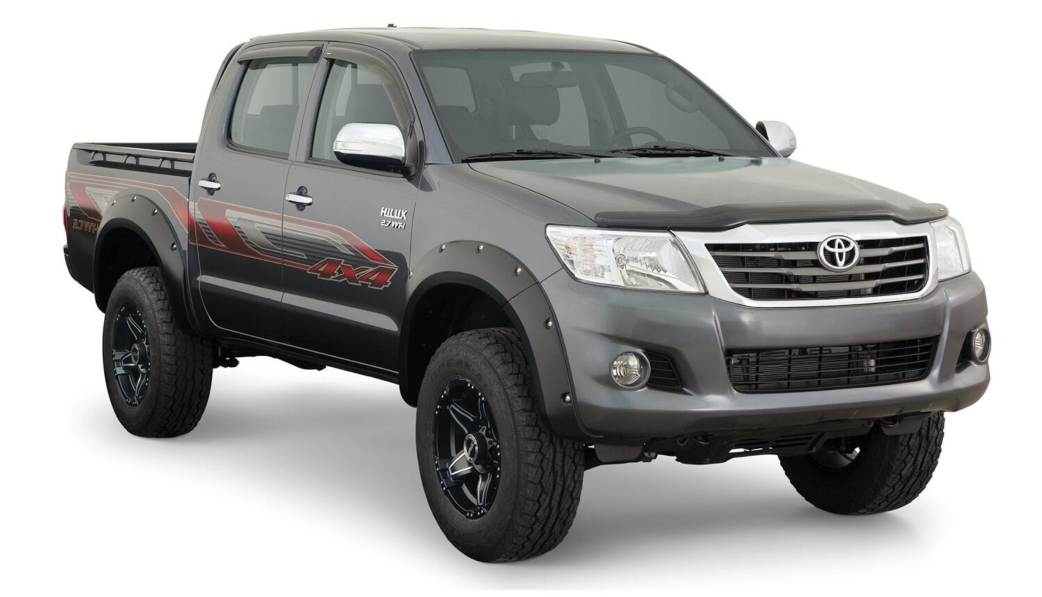 Bushwacker 31929-02 - Pocket Style Fender Flares, 4-Piece Set, Black