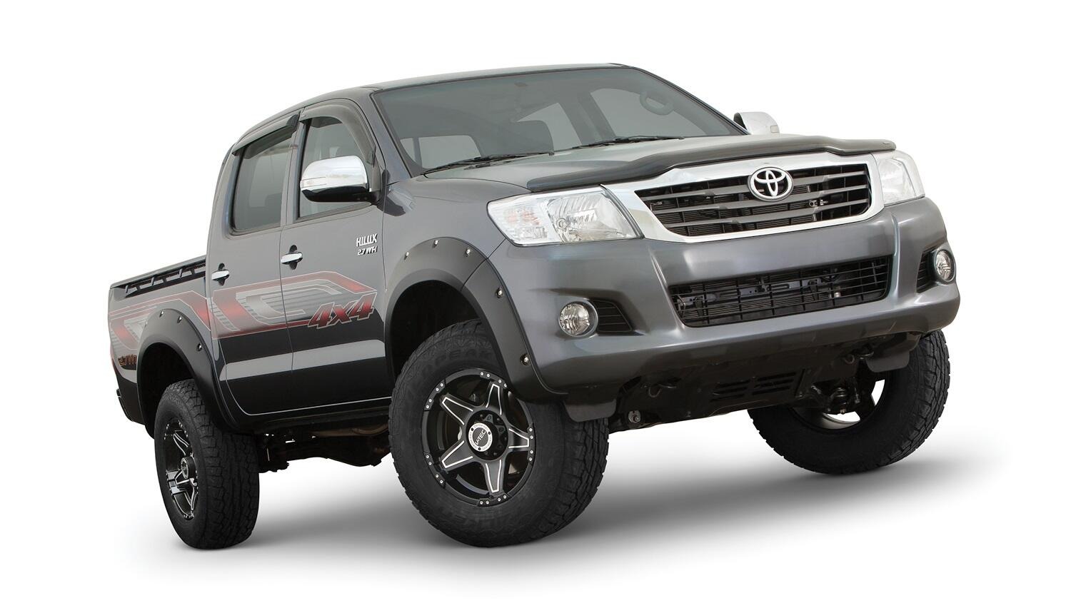 Bushwacker 31929-02 - Pocket Style Fender Flares, 4-Piece Set, Black