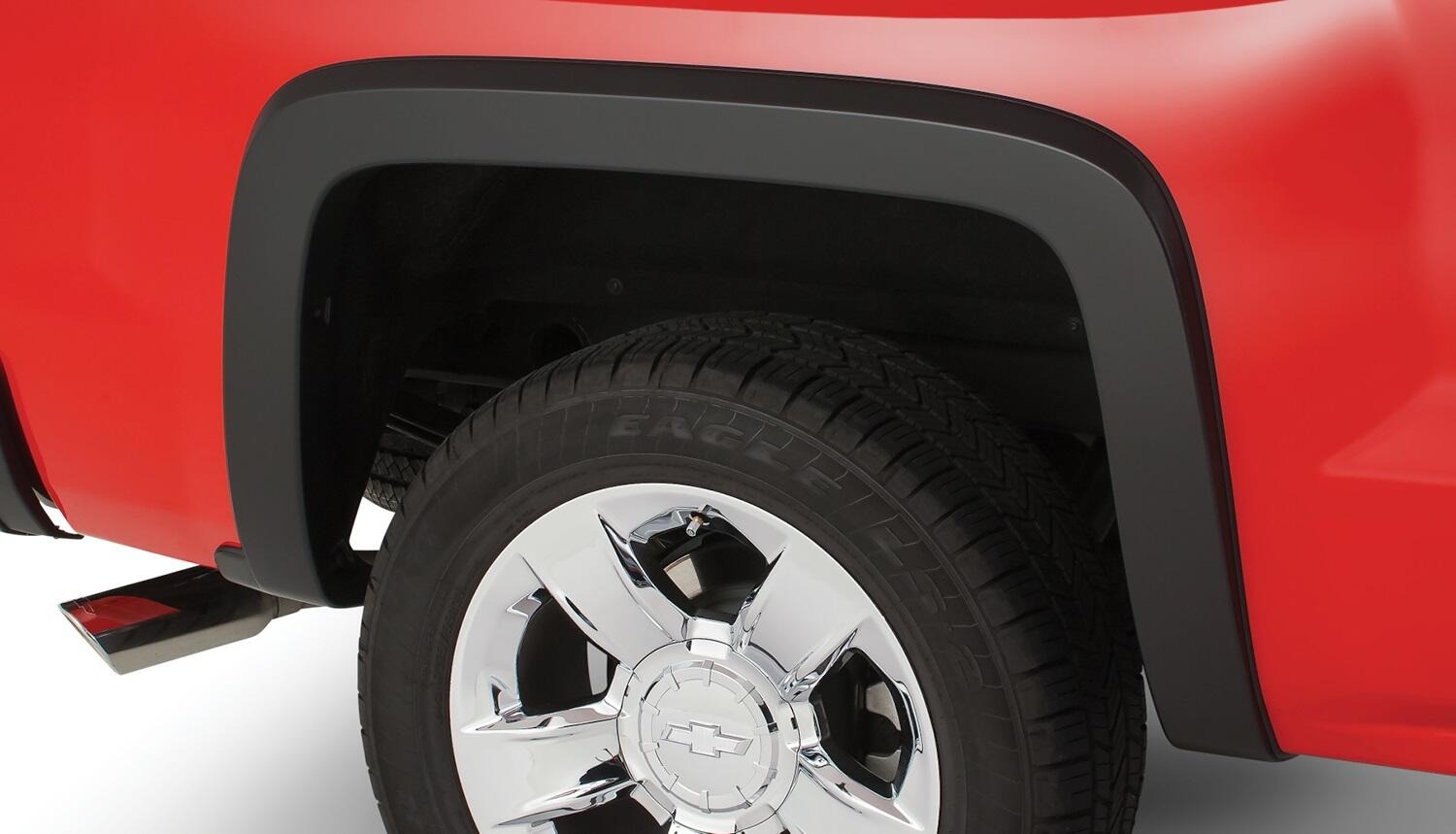 Bushwacker 40905-02 - OE Style Fender Flares, 4-Piece Set, Black