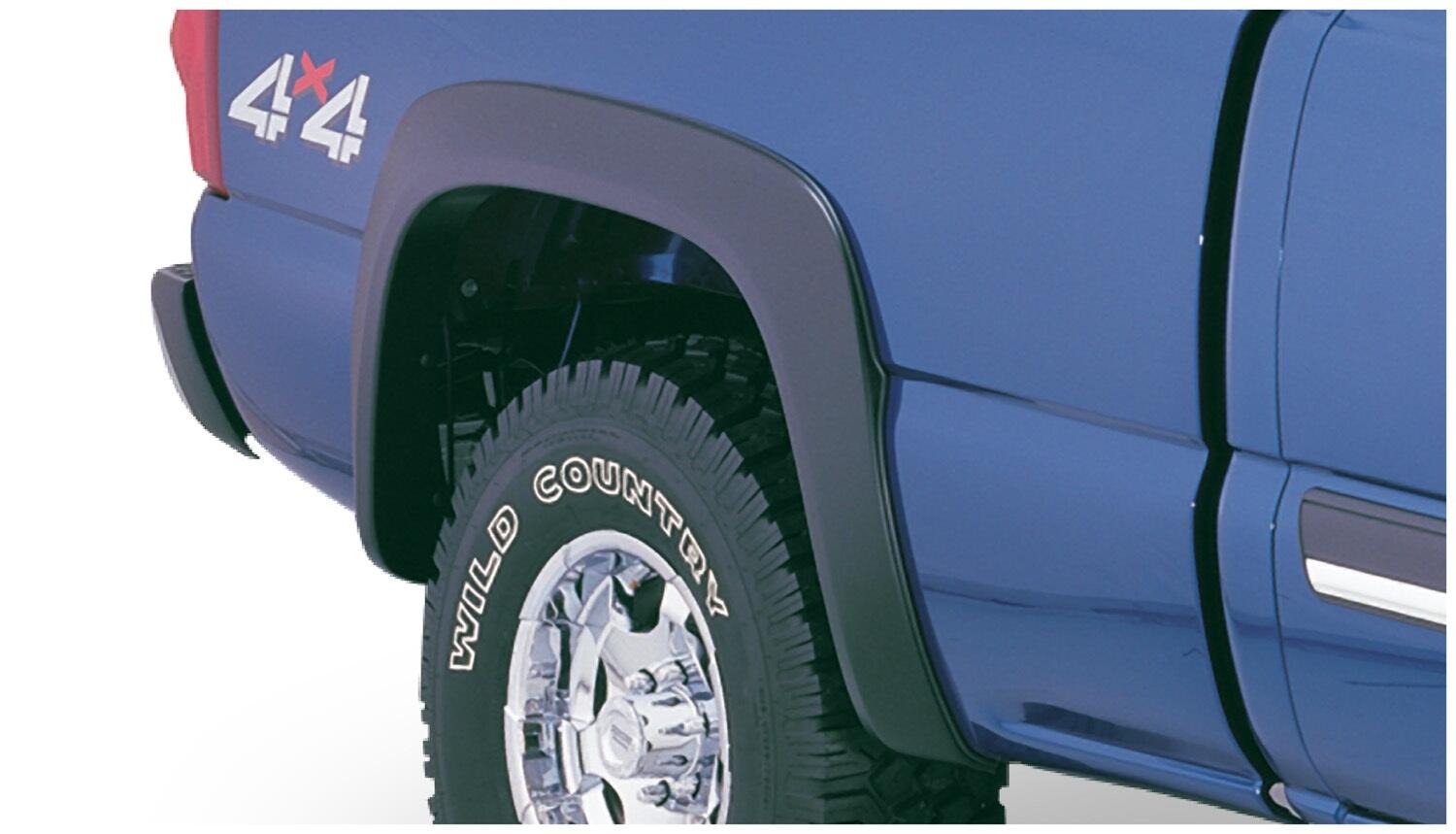 Bushwacker 40901-01 - Extend-A-Fender Flares, 4-Piece Set, Fleetside