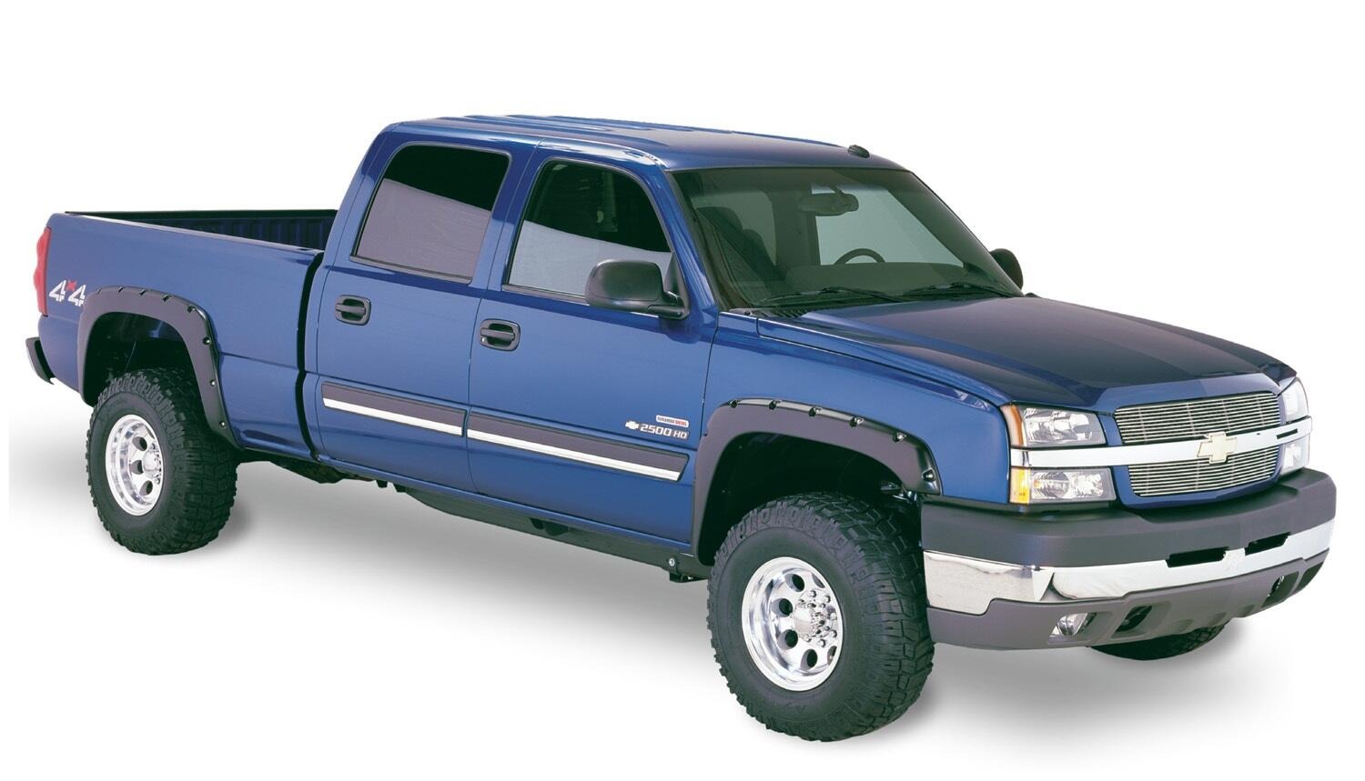 Bushwacker 40990-02 - Pocket Style Fender Flares, 4-Piece Set, 5'2" Bed