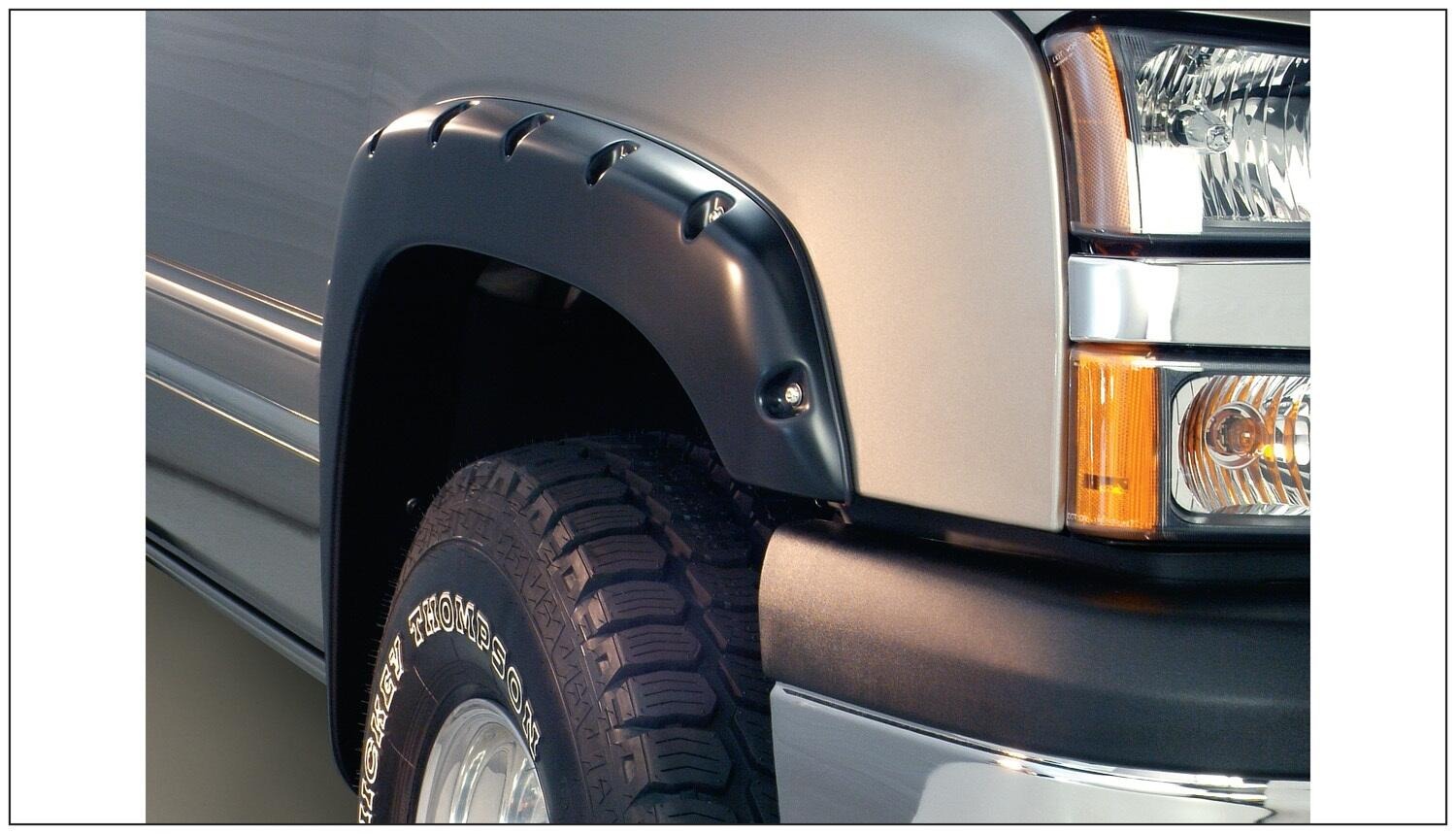 Bushwacker 40990-02 - Pocket Style Fender Flares, 4-Piece Set, 5'2" Bed