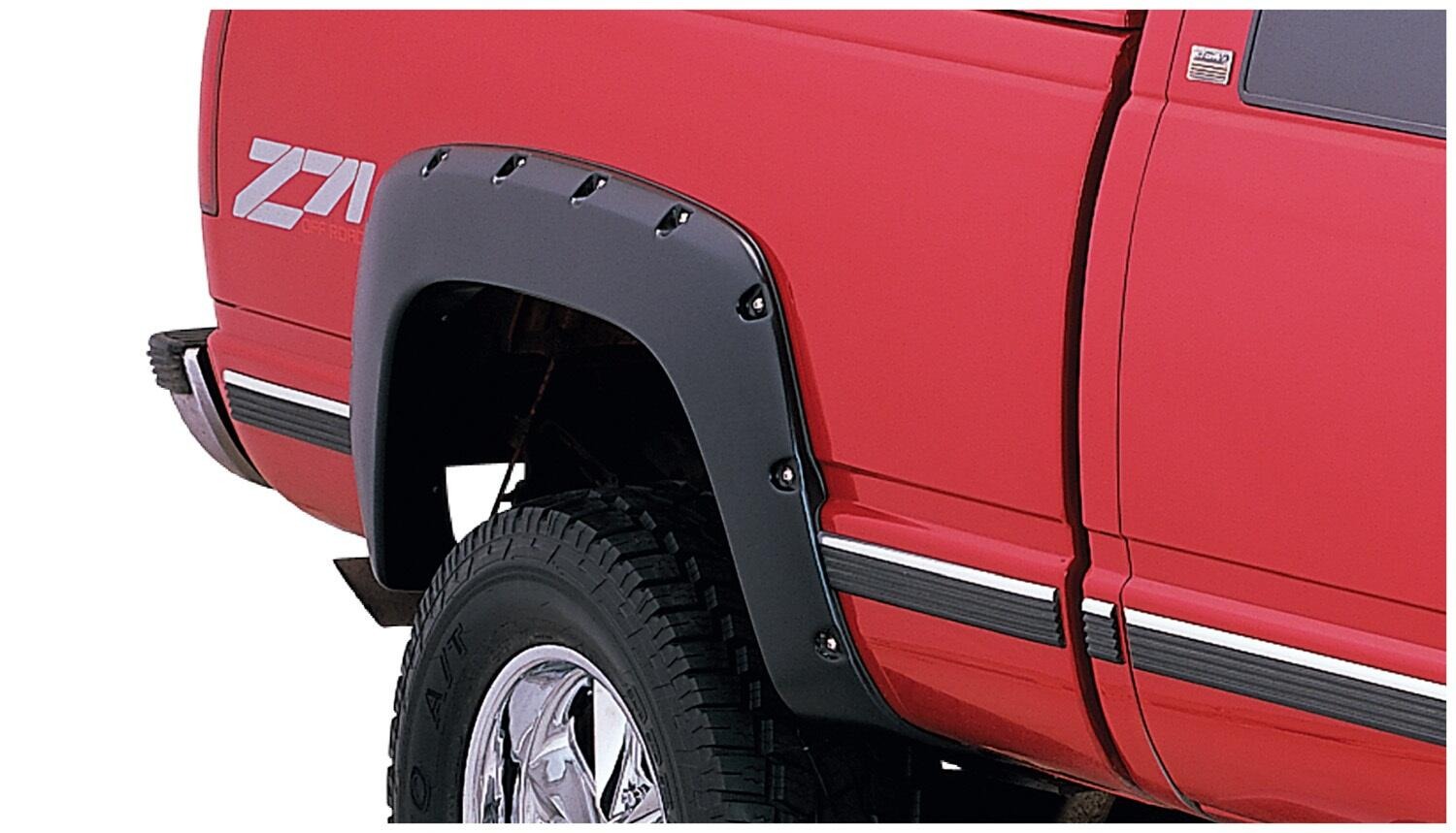 Bushwacker 40919-02 - Pocket Style Fender Flares, 4-Piece Set, Fleetside