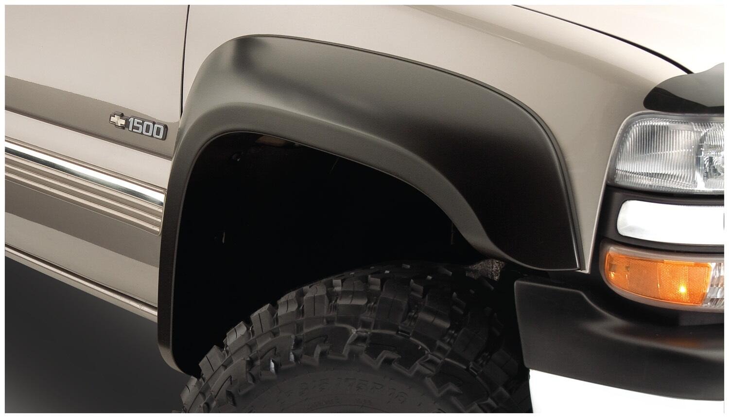 Bushwacker 40945-02 - Extend-A-Fender Flares, 4-Piece Set, Fleetside