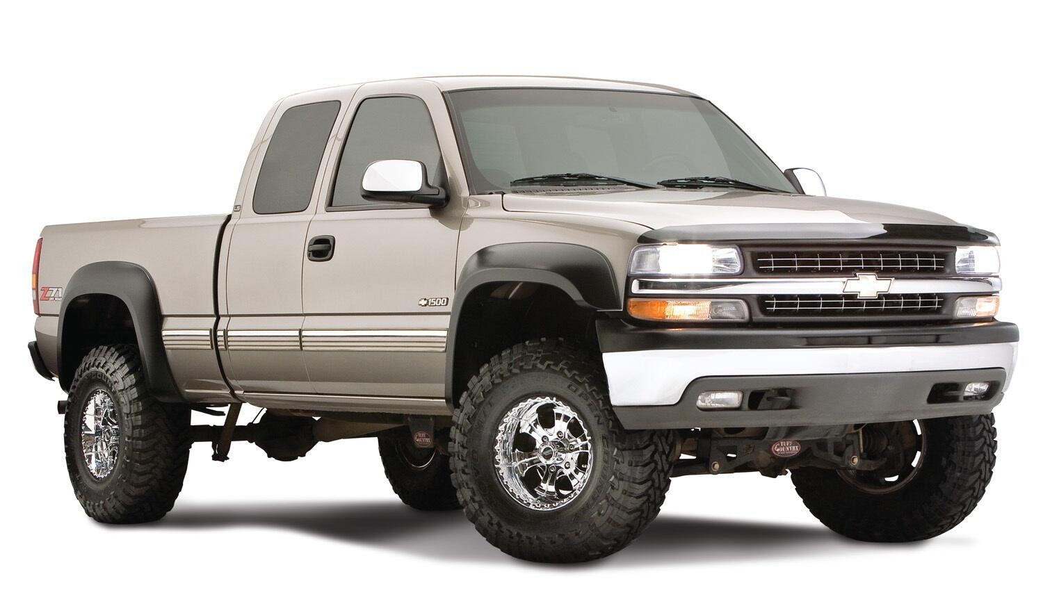 Bushwacker 40945-02 - Extend-A-Fender Flares, 4-Piece Set, Fleetside