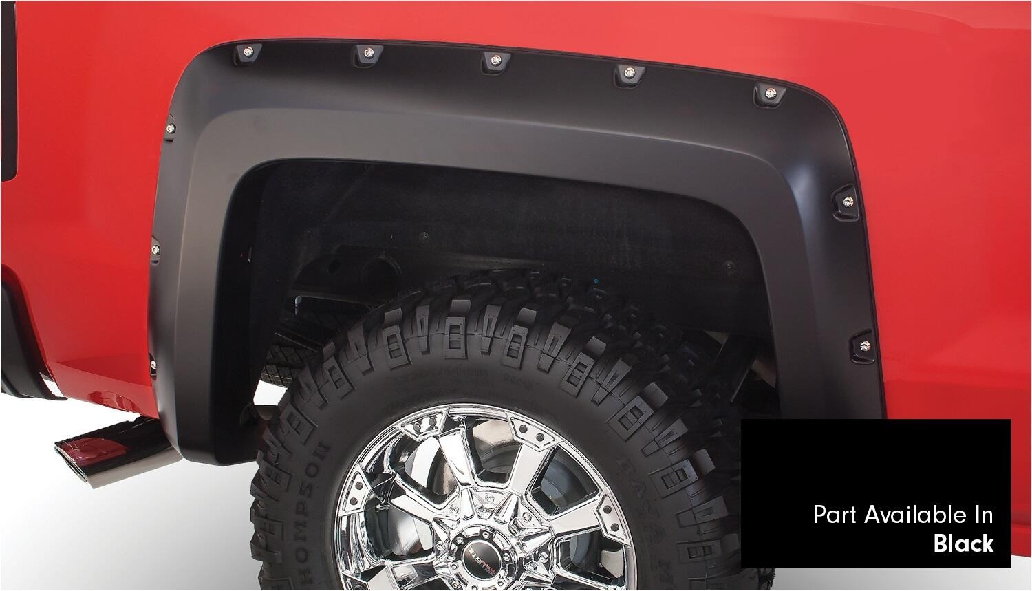 Bushwacker 40959-34 - Pocket Style Color-Matched Fender Flares, 4-Piece Set, 5'9" Bed