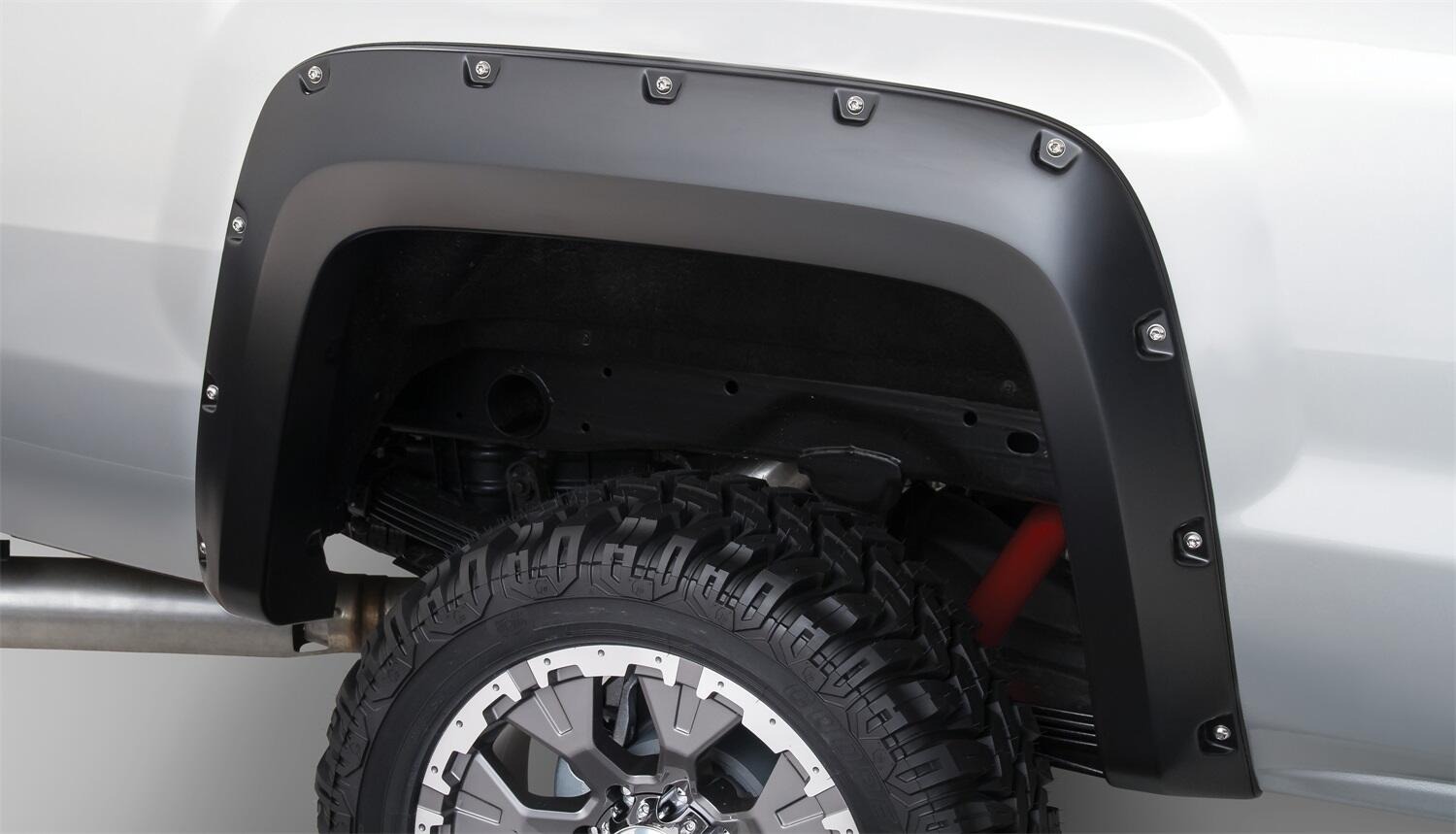 Bushwacker 40967-02 - Pocket Style Fender Flares, 4-Piece Set, Black