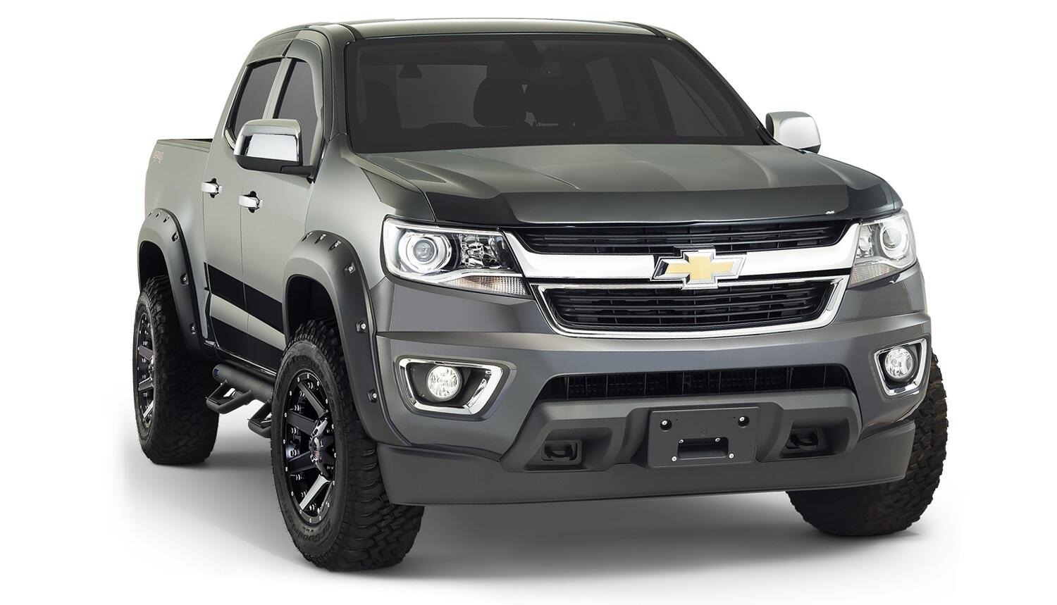 Bushwacker 40969-02 - Pocket Style Fender Flares, 4-Piece Set, 5'2" Bed