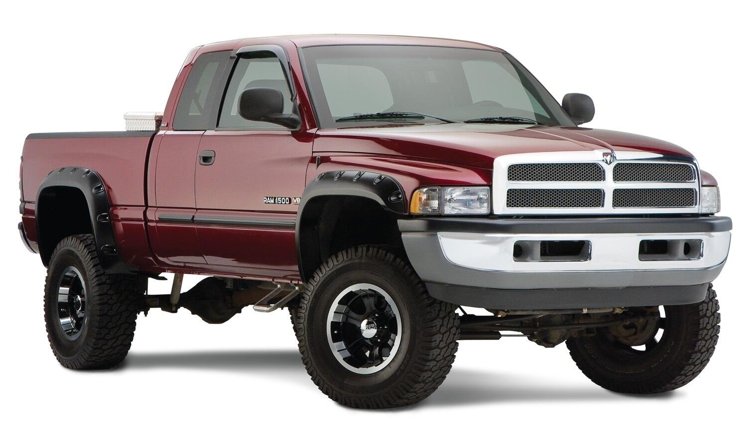 Bushwacker 50908-02 - Pocket Style Fender Flares, 4-Piece Set, Fleetside