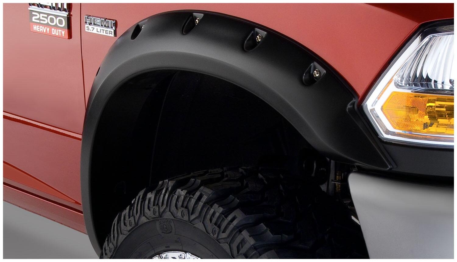 Bushwacker 50919-02 - Pocket Style Fender Flares, 4-Piece Set, Fleetside
