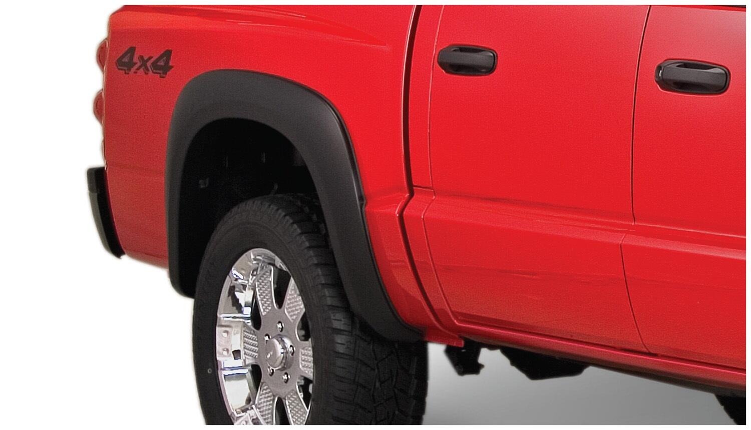 Bushwacker 51908-02 - Extend-A-Fender Flares, 4-Piece Set, Crew Cab