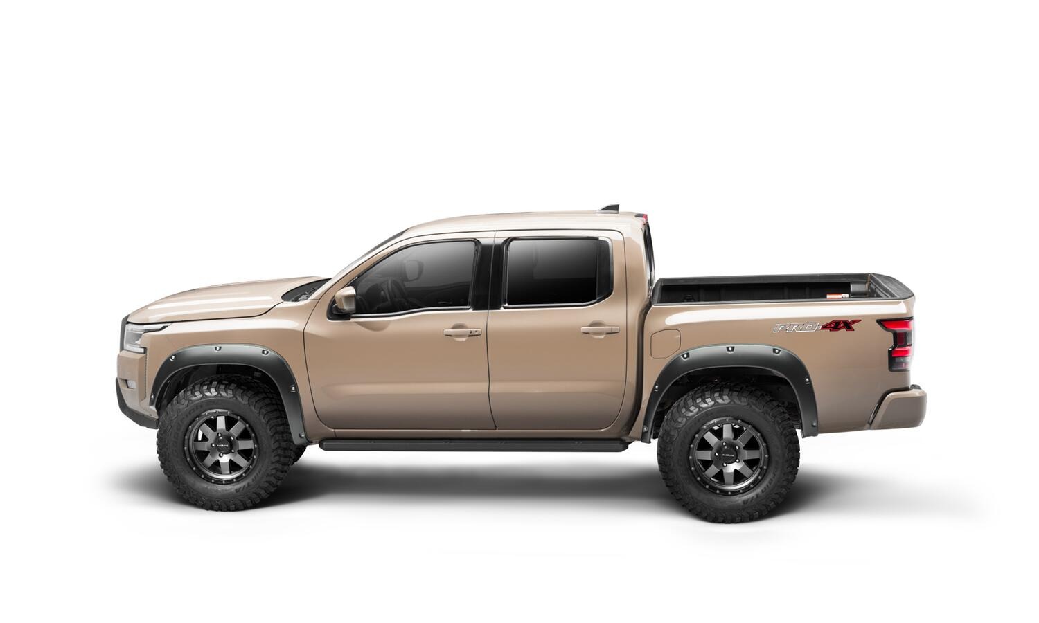 Bushwacker 70021-02 - Pocket Style Fender Flares, 2-Piece Front, Black