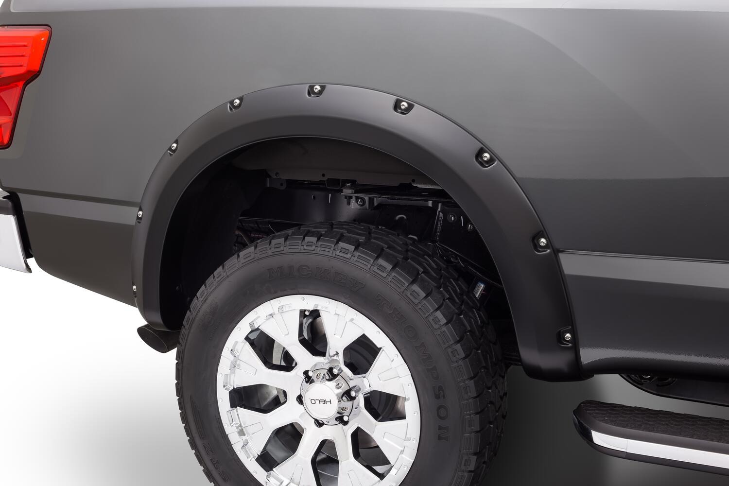 Bushwacker 70908-02 - Pocket Style Fender Flares, 4-Piece Set, Fleetside