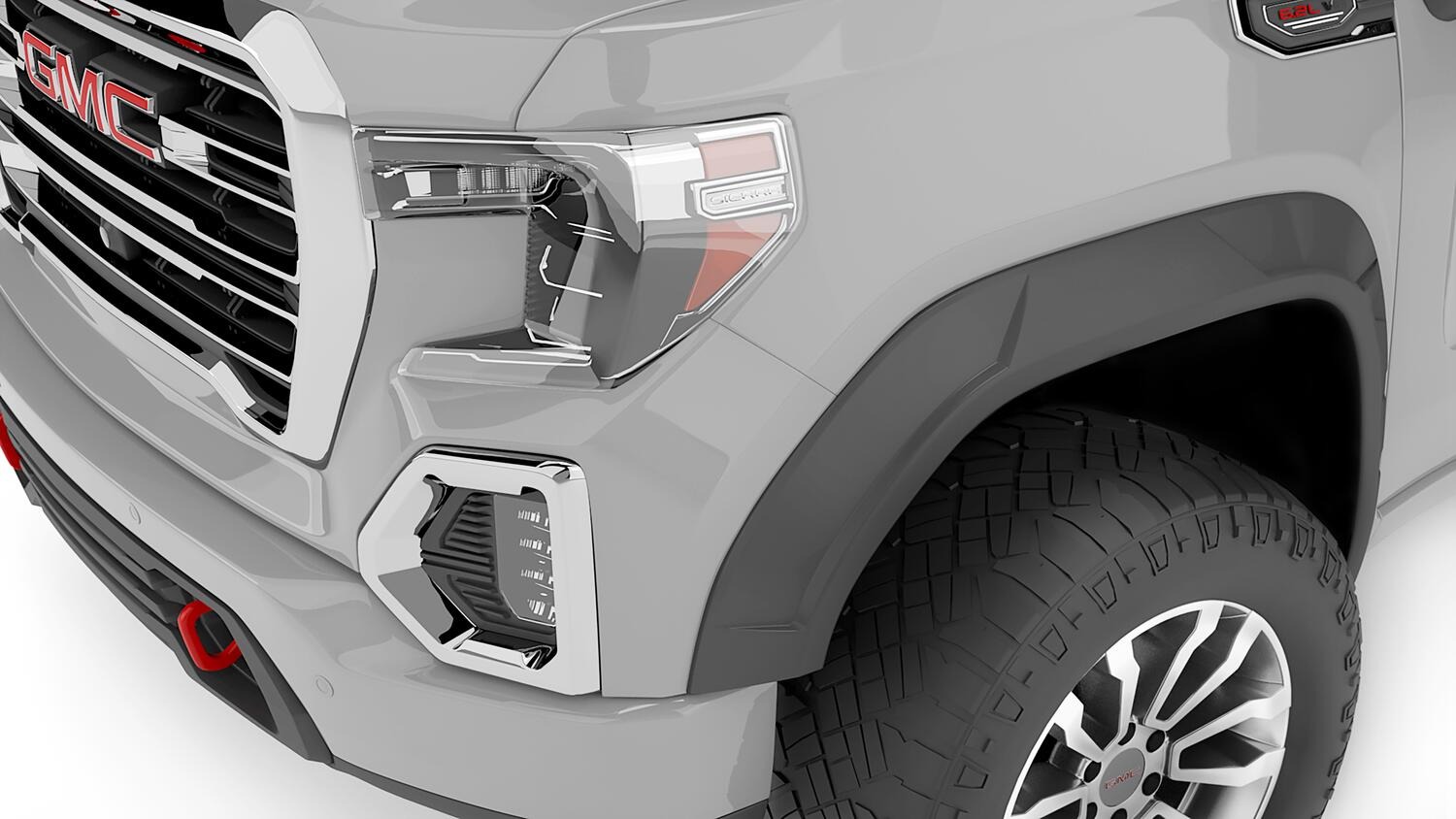 Bushwacker 40946-02 - DRT Style Fender Flares, 4-Piece Set, Black