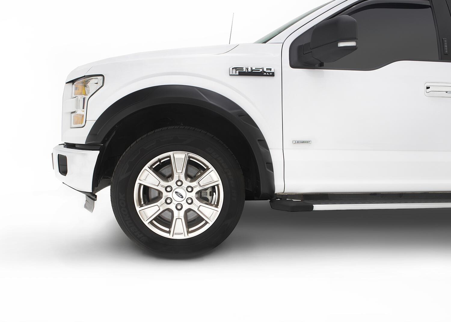 Bushwacker 20957-02 - DRT Style Fender Flares, 4-Piece Set, Black