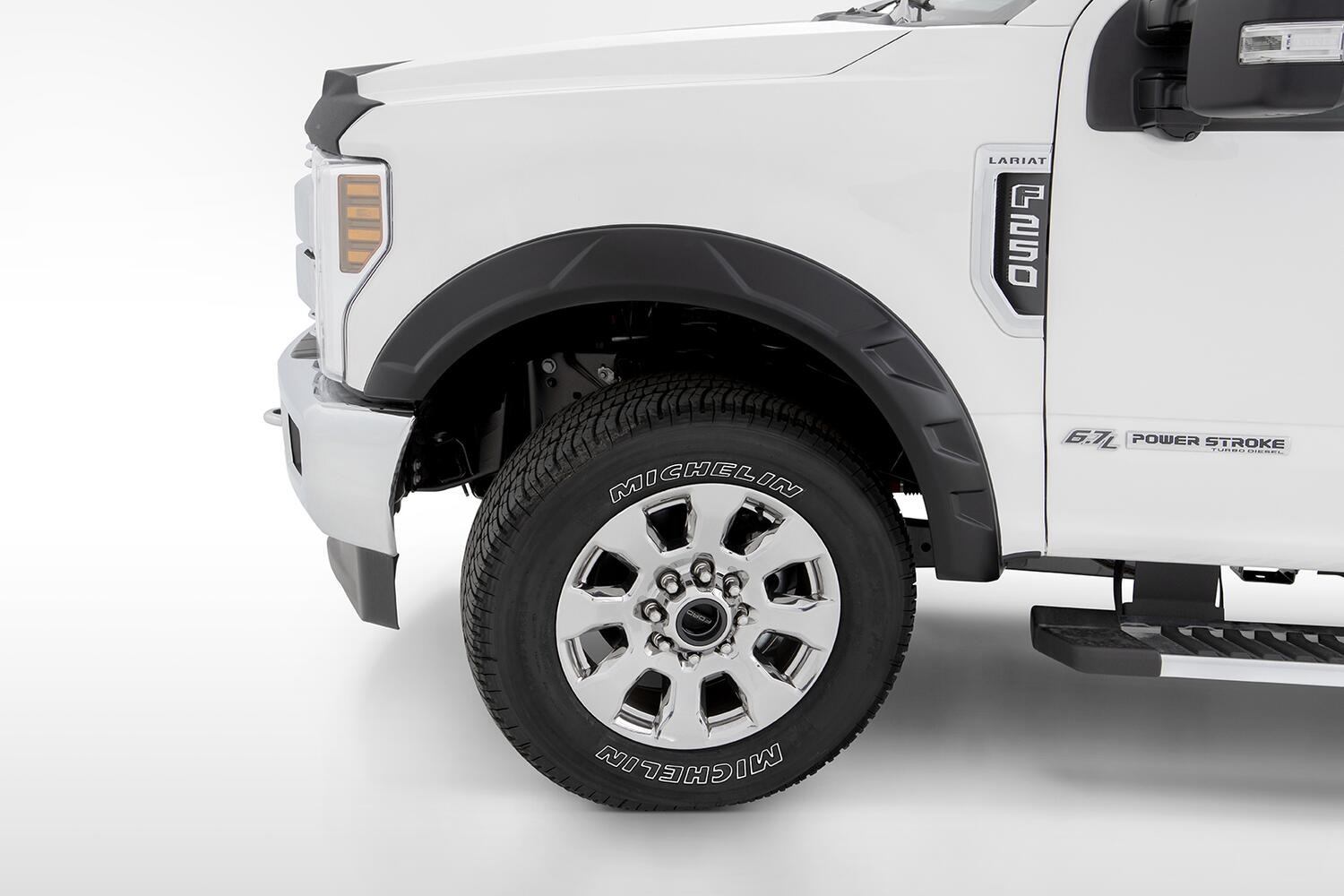 Bushwacker 20951-02 - DRT Style Fender Flares, 4-Piece Set, Black