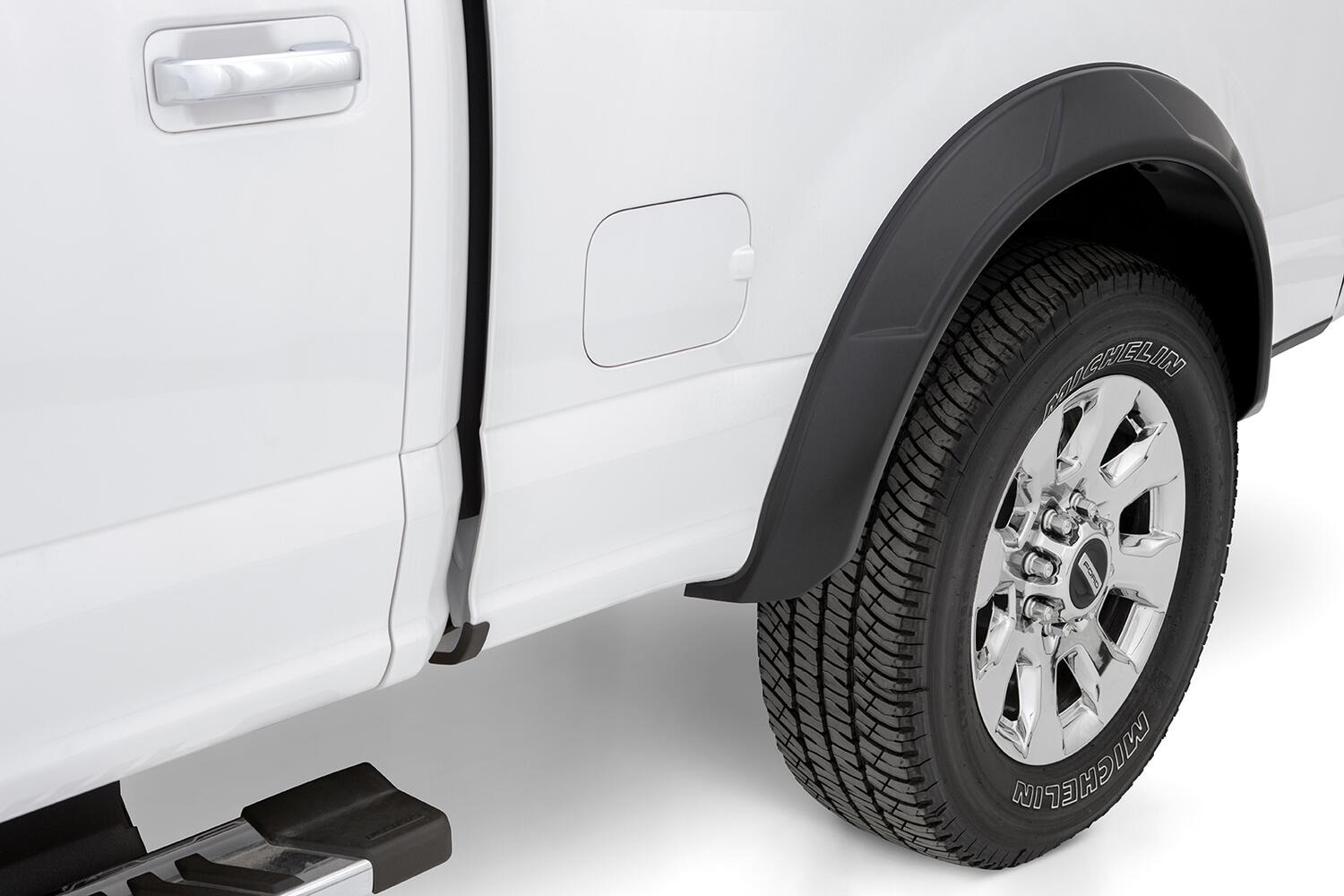 Bushwacker 20951-02 - DRT Style Fender Flares, 4-Piece Set, Black