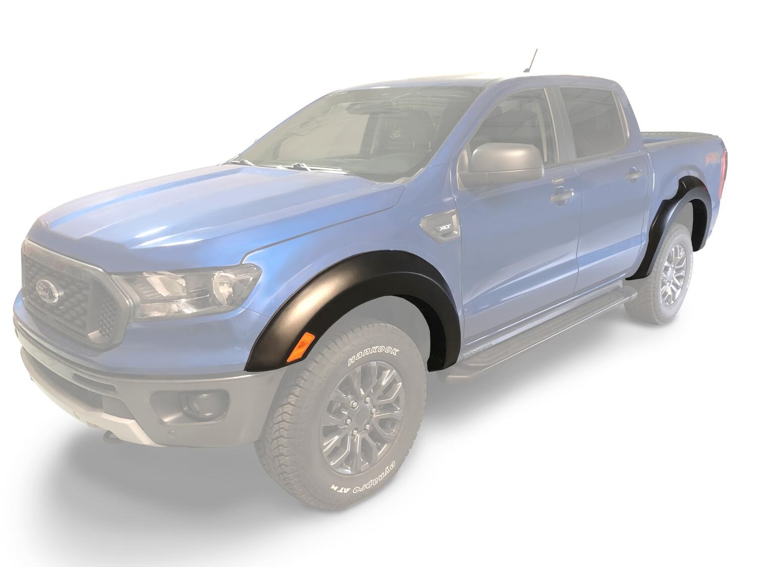 Bushwacker 20953-02 - Extend-A-Fender Flares, 4-Piece Set, 5'1" Bed