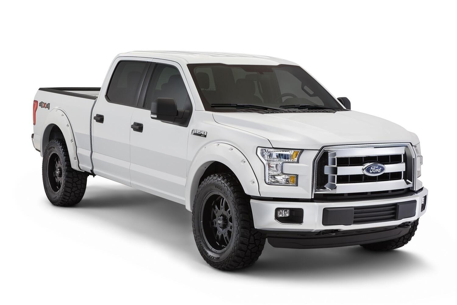 Bushwacker 20942-12 - Pocket Style Color-Matched Fender Flares, 4-Piece Set, Oxford White