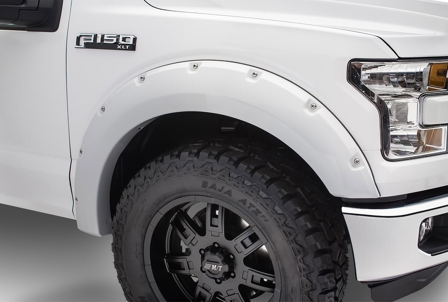 Bushwacker 20942-12 - Pocket Style Color-Matched Fender Flares, 4-Piece Set, Oxford White
