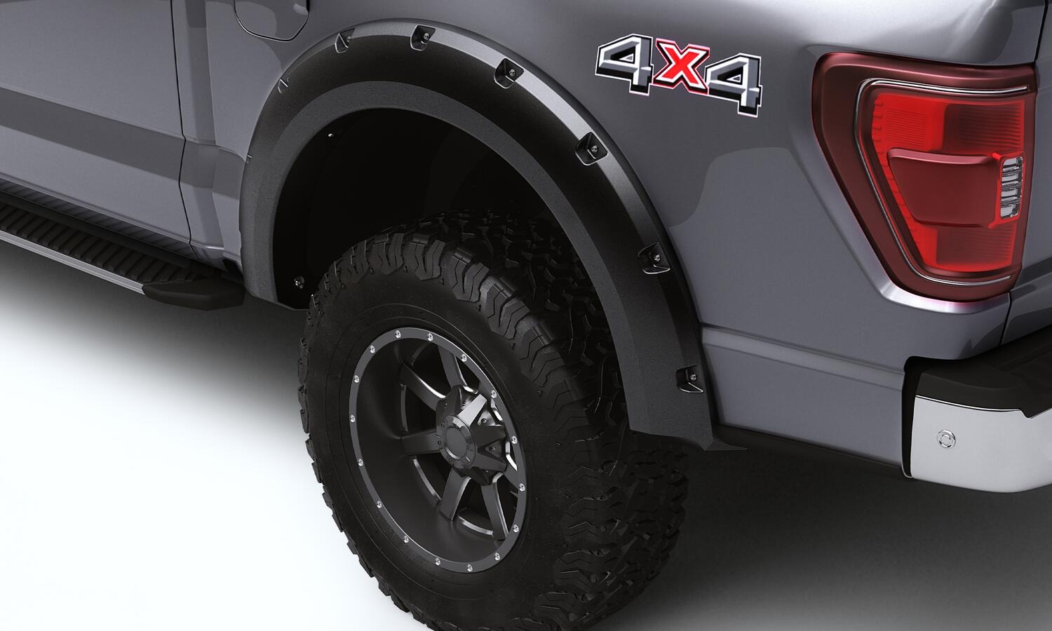 Bushwacker 28119-08 - Forge Fender Flares, 4-Piece Set, Black