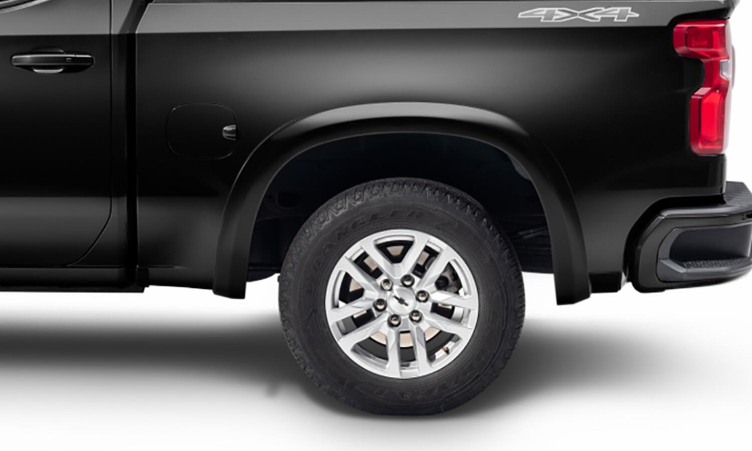 Bushwacker 40930-34 - OE Style Color-Matched Fender Flares, 4-Piece Set, Black