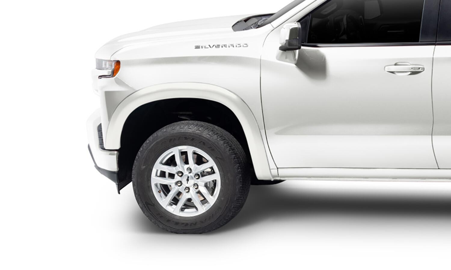 Bushwacker 40930-14 - OE Style Color-Matched Fender Flares, 4-Piece Set, 6'7" Bed