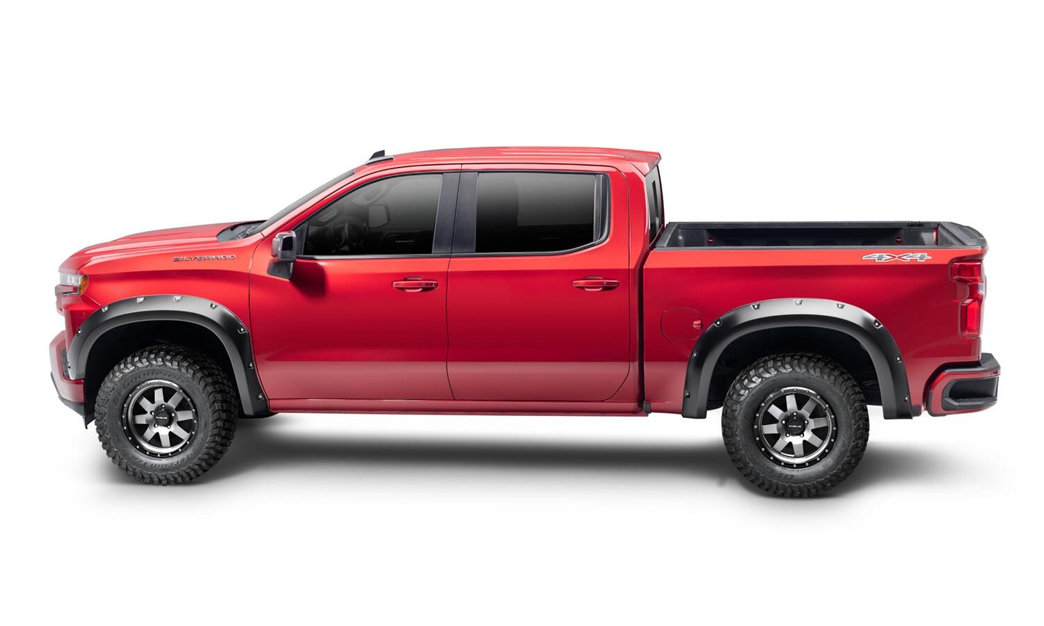 Bushwacker 40106-02 - Pocket Style Fender Flares, 2-Piece Rear, Black