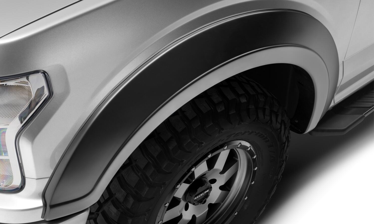 Bushwacker 20947-02 - Extend-A-Fender Flares, 4-Piece Set, Fleetside