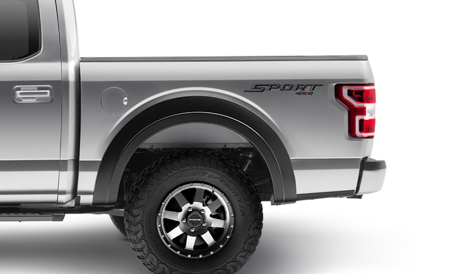 Bushwacker 20094-02 - Extend-A-Fender Flares, 2-Piece Rear, Fleetside