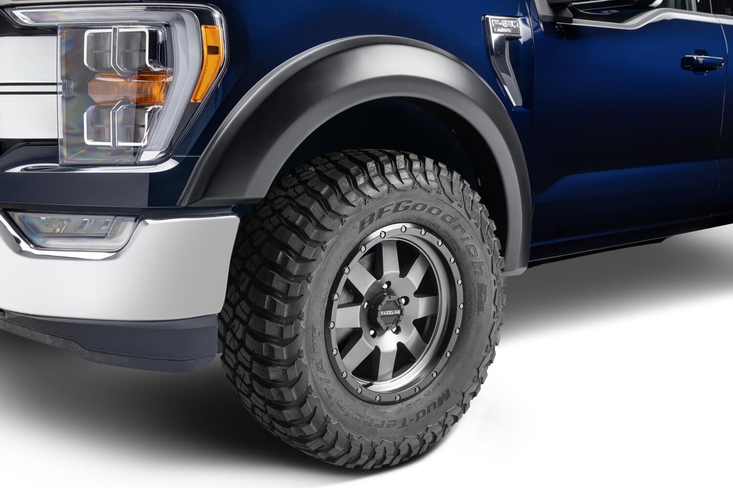 Bushwacker 20964-02 - Extend-A-Fender Flares, 4-Piece Set, Black