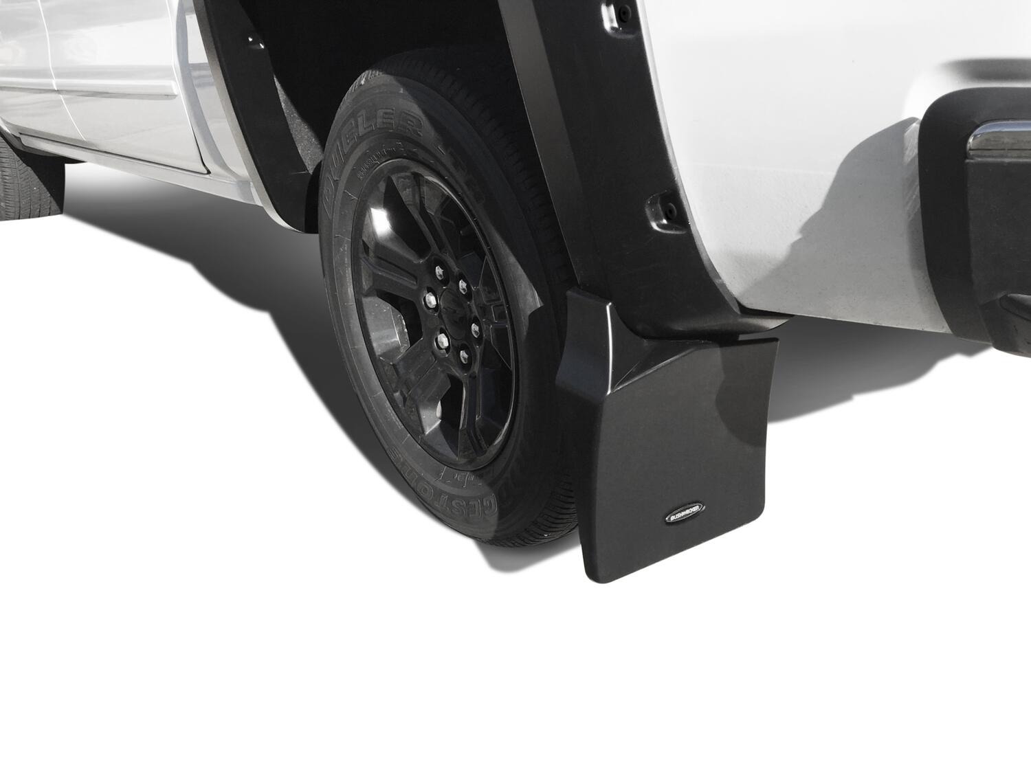 Bushwacker MUD-40120 - Mud Flaps, Black, Abs Thermoplastic