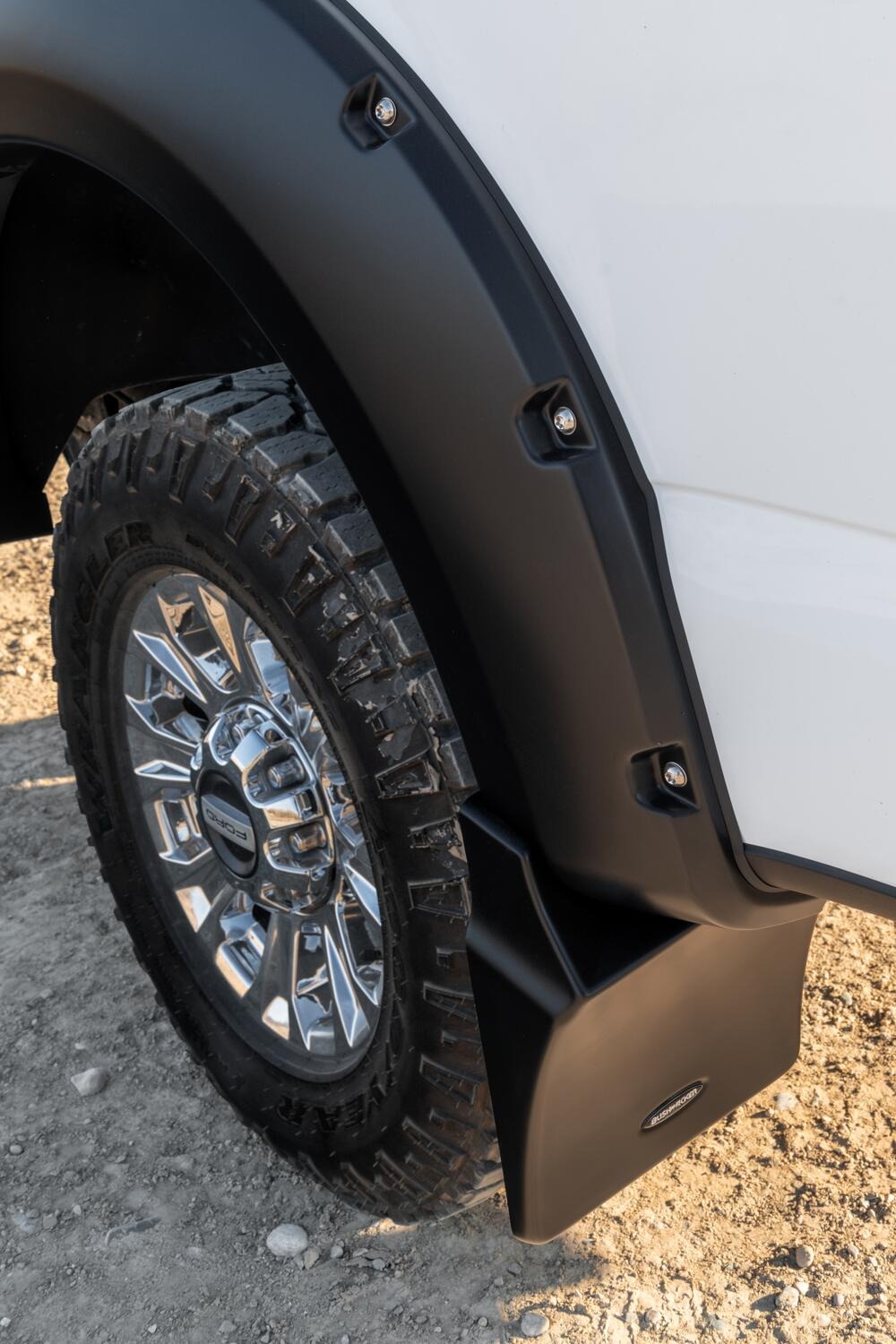 Bushwacker MUD-20106 - Mud Flaps, Black, Abs Thermoplastic